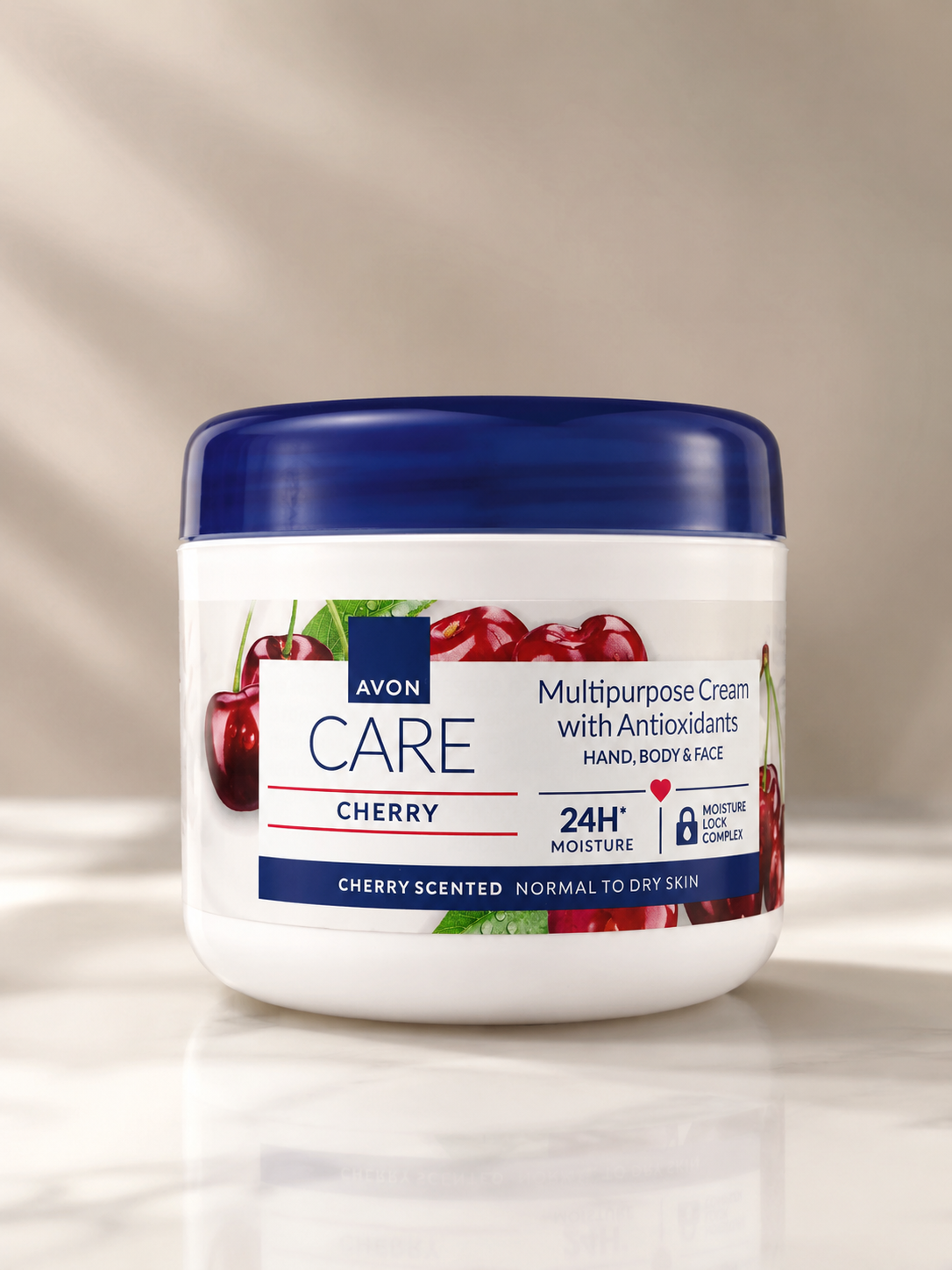 ChatGPT Image Aug 19, 2026, 03_42_11 PM Avon Care Cherry Multipurpose Cream with Antioxidants - الصورة 1
