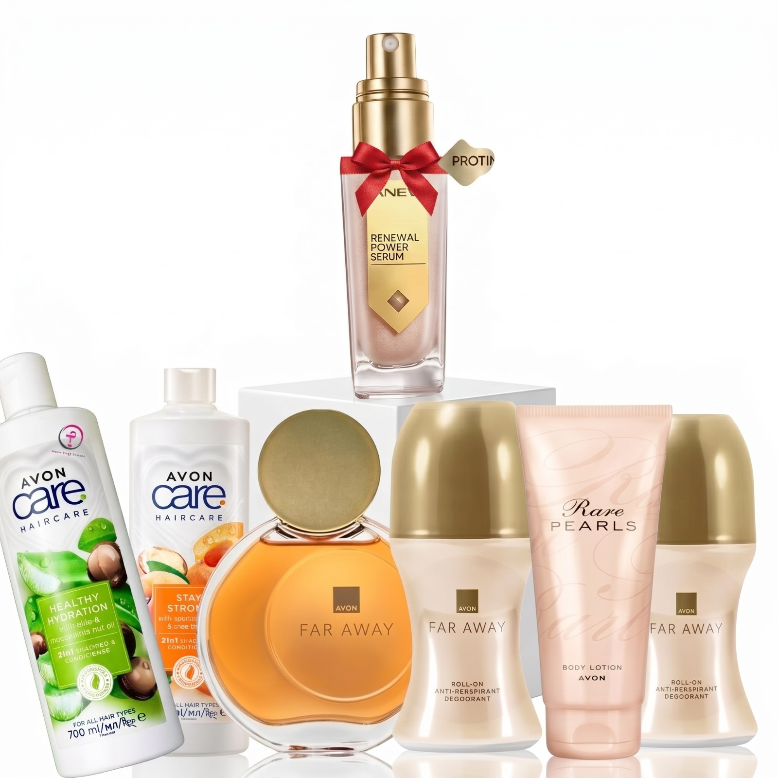 WhatsApp Image 2026-08-17 at 6.21.39 PM باكدج Avon للعناية والجمال + سيروم ANEW هدية - الصورة 1